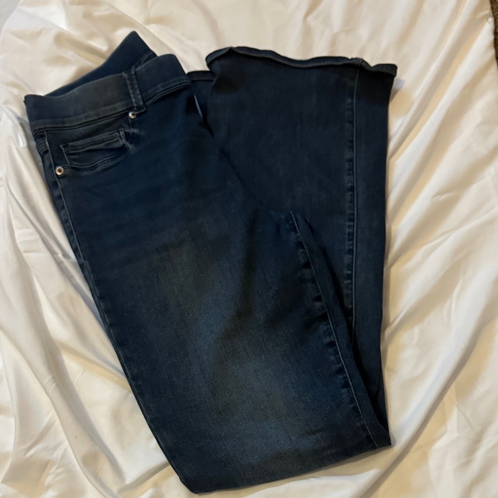 Cosmic Blue Dark Blue Women's Pull-On Jeans